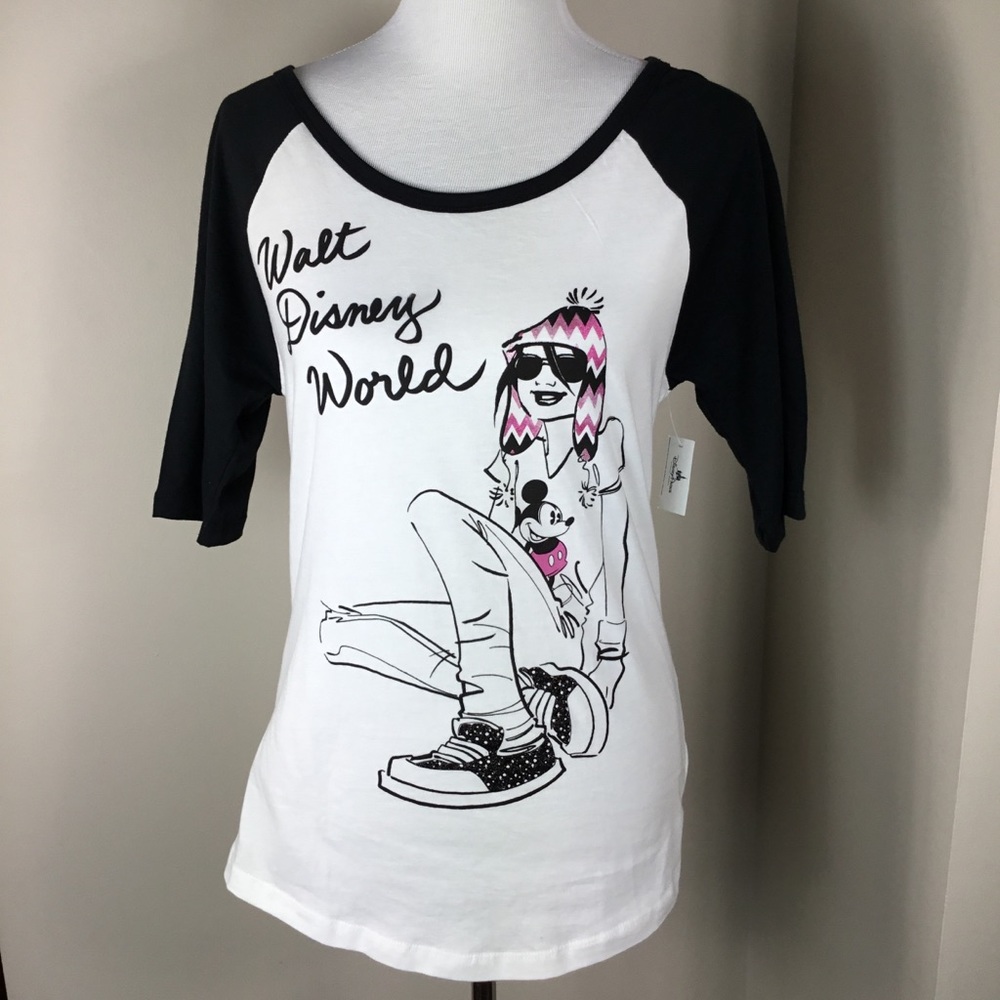 Walt Disney World 3/4 Sleeve Soft Graphic‎ T-Shirt